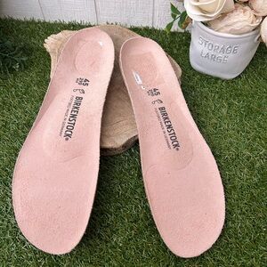 Birkenstock men Beige Suede Contoured Footbed Insole size 45 US 12-12.5 new